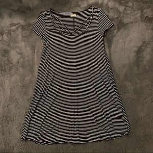 Hollister Striped T-Shirt Dress
